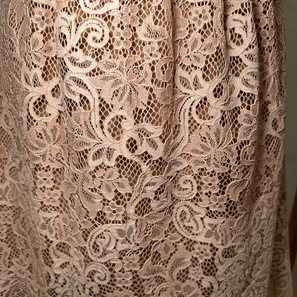 For Love & Lemons Mon Cheri Dress Ballet Blush Pink Lace Mini Size XS** - Picture 10 of 14